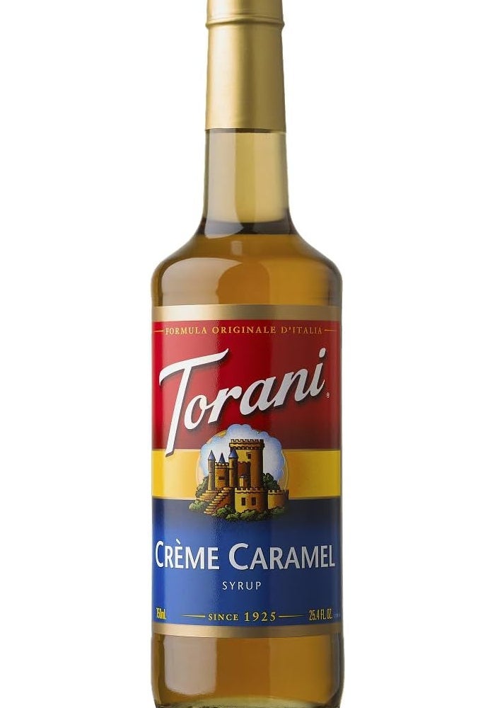 Torani Crème Caramel Syrup - 750ml - Image 1